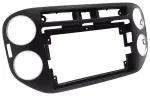 Магнитола для Volkswagen Tiguan 1 2011-2016 (аварийка прямоугольная, рамка чёрная) - FarCar S500-TS18 монитор 9.5" QLED на Android 14, CarPlay, 4G SIM-слот