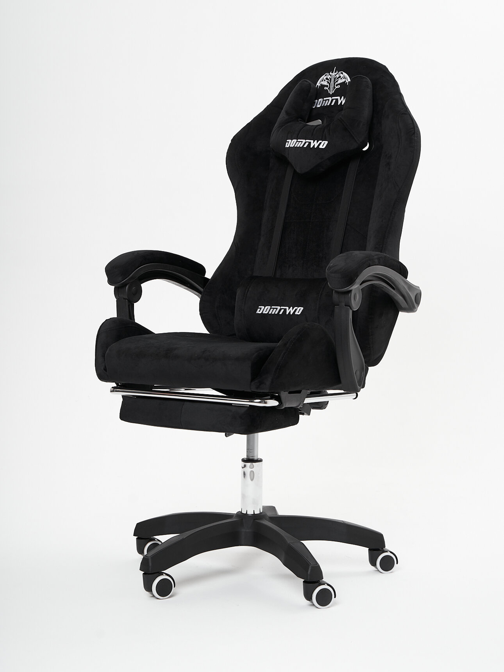 Компьютерное кресло игровое KRESLO COMFORT DOMTWO, с регулировкой высоты и наклона, черное