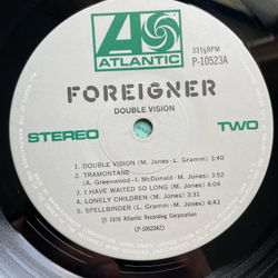 Винтажная виниловая пластинка LP Foreigner Double Vision (Япония 1978) (Оби)