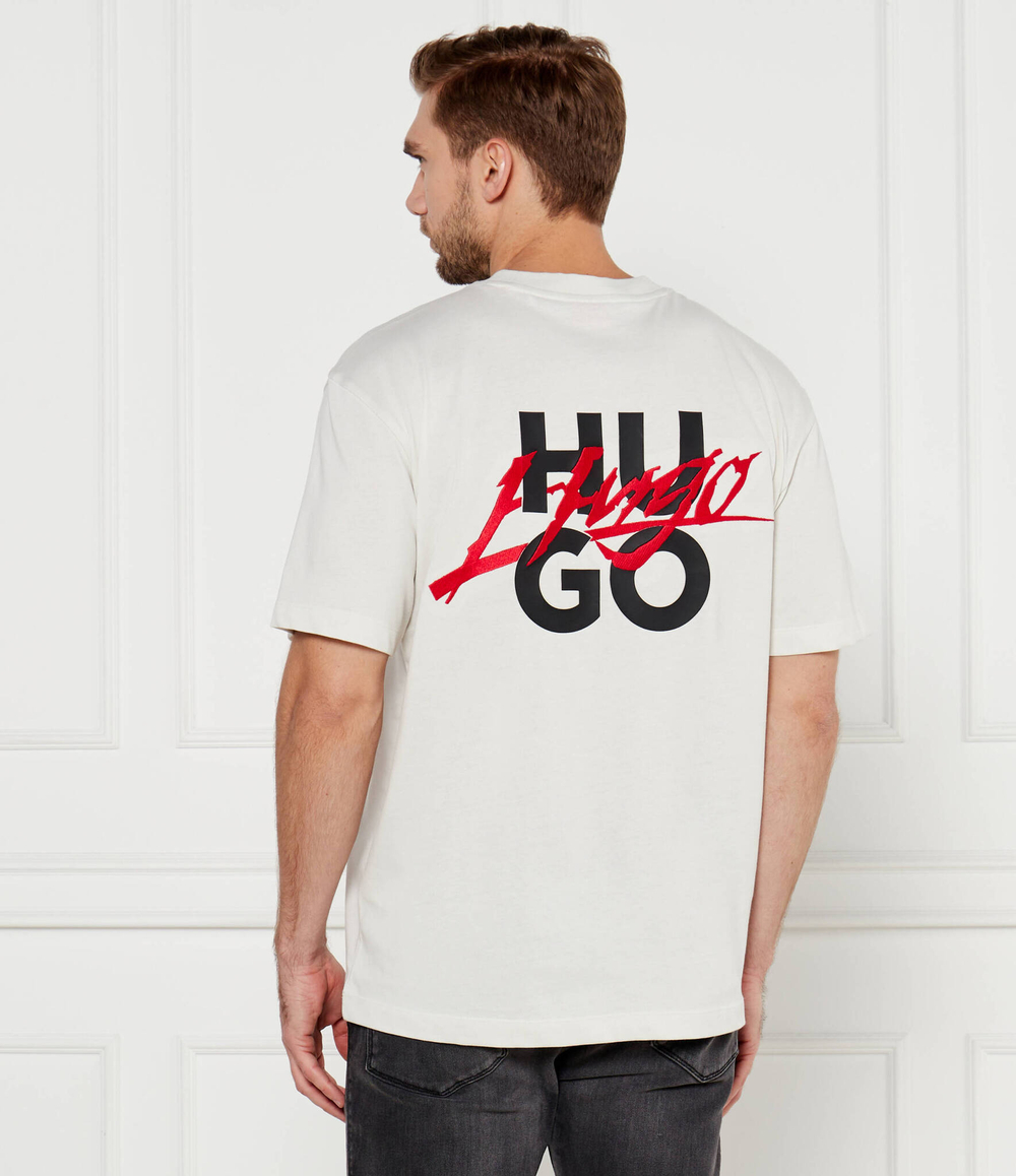 Футболка Dlogotee HUGO - экрю(50527926)