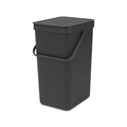 Brabantia Контейнер для мусора Sort & Go 16л, серый 109966