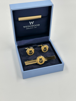 Комплект из запонок и зажима для галстука «Лира» Wedgwood