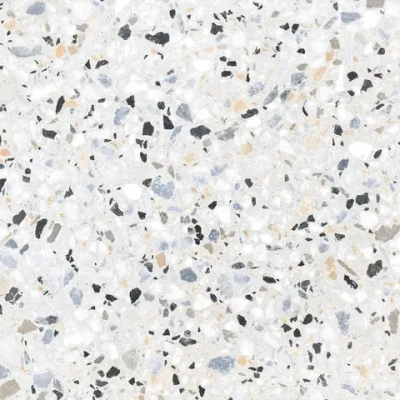 Керамогранит Alma Ceramica GFU57TRZ07L Terrazzo 57x57 белый лаппатированный под камень