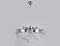 Подвесная люстра 4350 4356+3/C chrome Newport