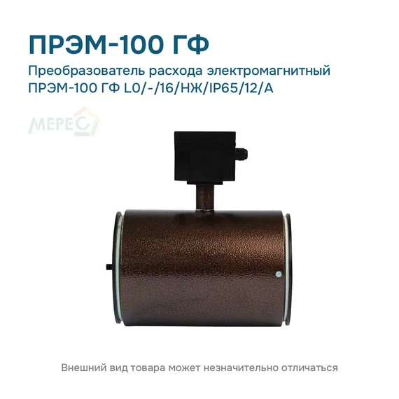 Преобразователь расхода электромагнитный ПРЭМ-100 ГФ L0/-/16/НЖ/IP65/12/A