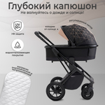 Коляска 2в1 Sweet Baby Massimo Black (Air)