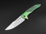 Складной нож Guerrero [M390 green CrystalTi green carbon]
