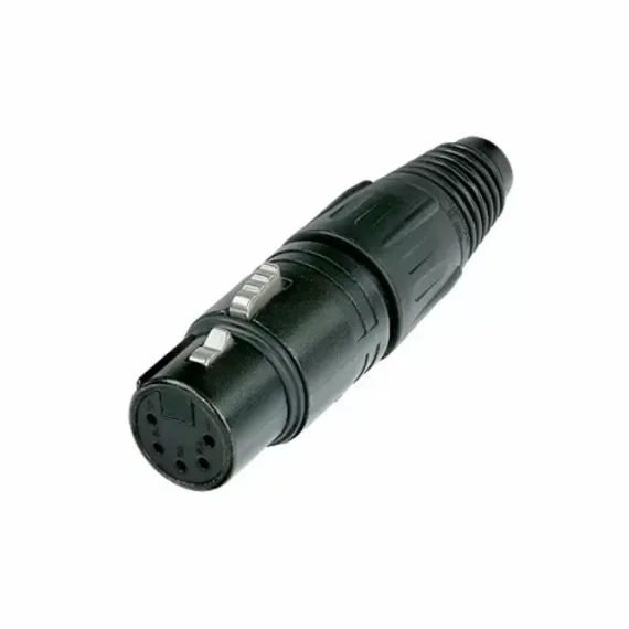 Neutrik NC5FX-BAG кабельный разъем XLR female черненый корпус 5 контактов