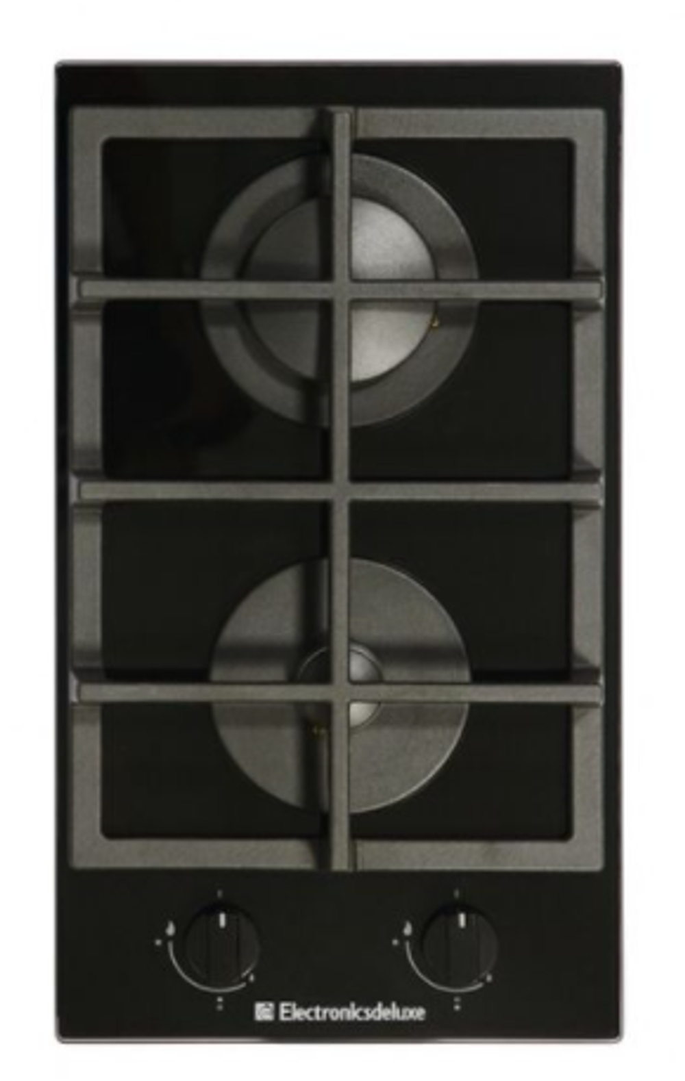 Поверхность варочная  Electronicsdeluxe GG2 400215F (черное стекло газ/к., газ/к., 29*51) Россия