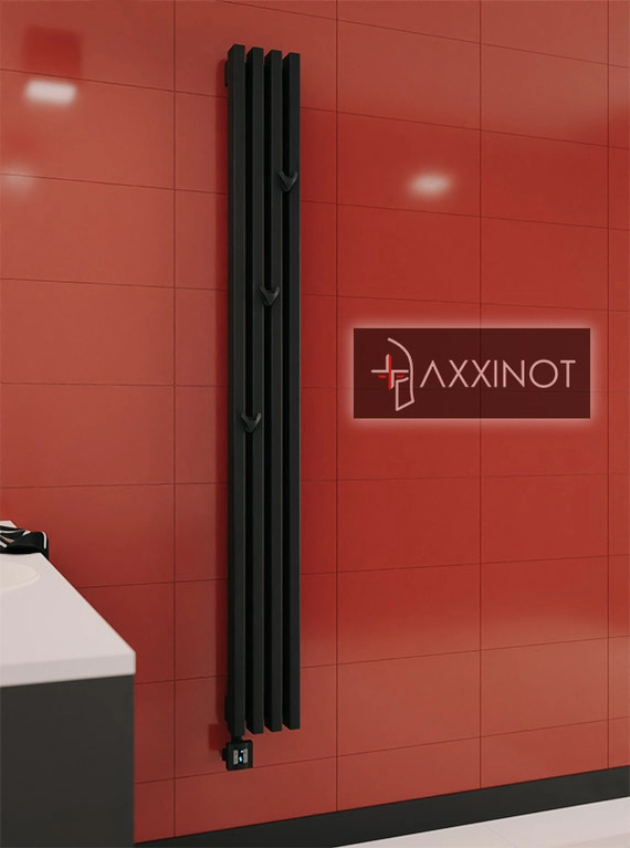 Axxinot Cardea VE 1250 - вертикальный электрический трубчатый радиатор высотой 1250 мм