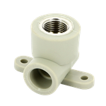 Уголок комбинированный с креплением FV-Plast 20x1/2" внутренняя резьба