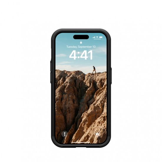 Чехол с поддержкой MAGSAFE Uag Civilian для iPhone 15 Pro 6.1", цвет черный (Black)