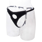 Трусы для страпона с универсальным креплением Universal Love Rider Luxe Harness (Цвет: черный)