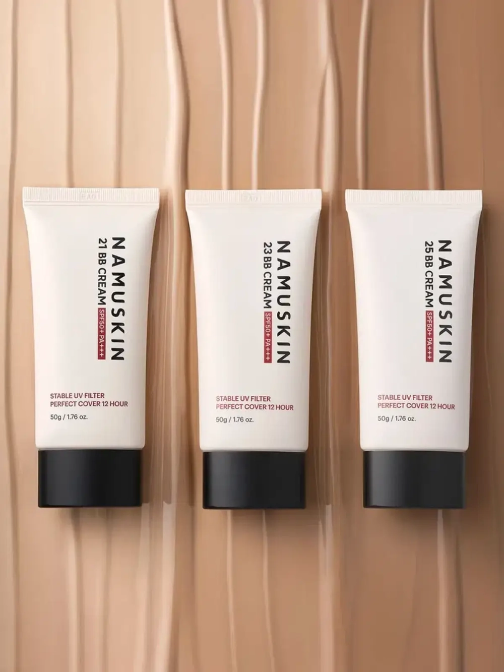 Увлажняющий веганский ВВ крем Namuskin 25 bb cream Espresso SPF50+ (25 тон)