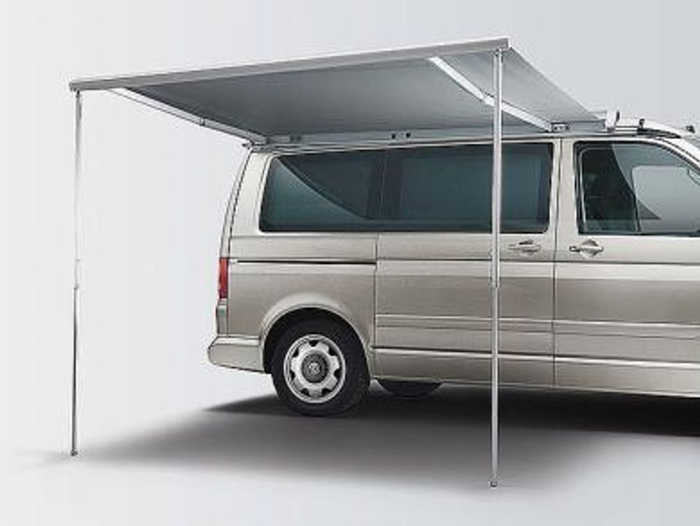 Маркиза MobileComfort M200WG 2 м настенная механическая, корпус белый, полотно светло-серое