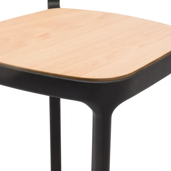 Стул Obu Wood черный