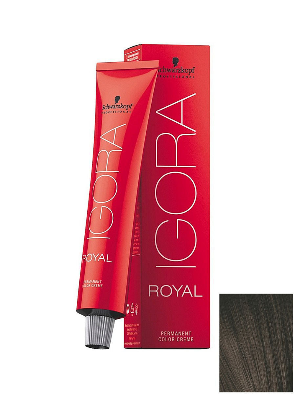 Краска для волос Igora Royal 5-1 Светлый коричневый сандрэ Schwarzkopf Professional, 60 мл