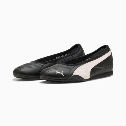 PUMA Кроссовки-балетки Catch, черный/розовый