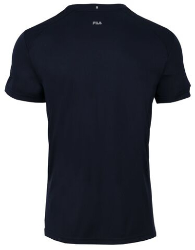 Мужская теннисная футболка Fila T-Shirt Sean - fila navy/white/fila red stripe