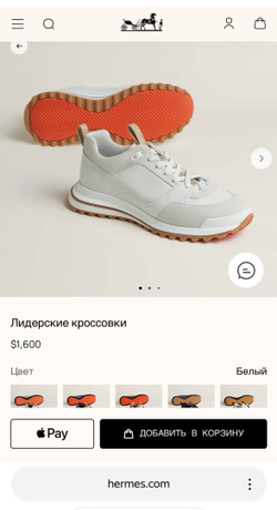 Кроссовки Hermes