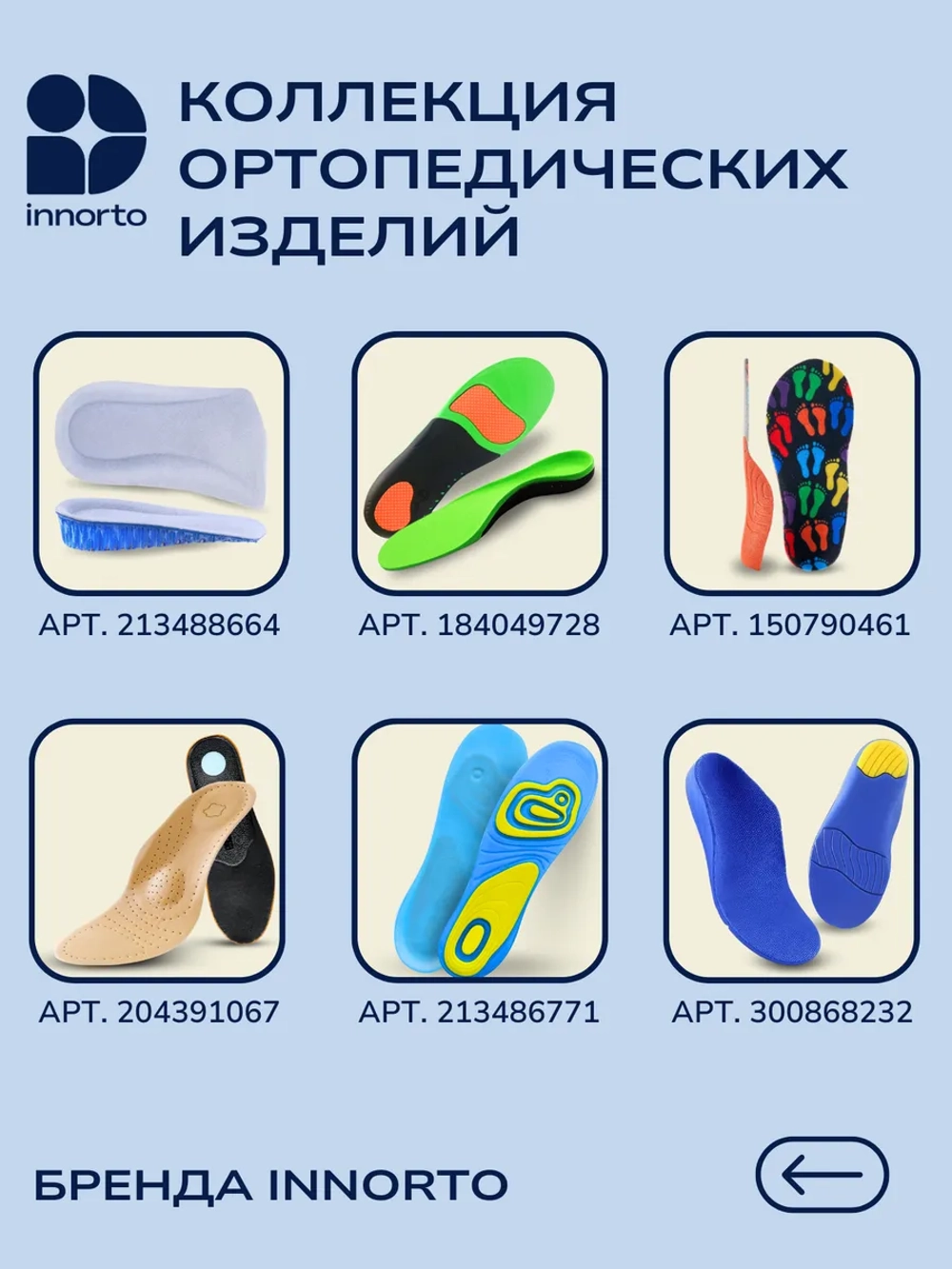 Стельки ортопедические для обуви при пяточной шпоре