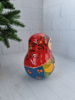 Неваляшка 12см с курочкой