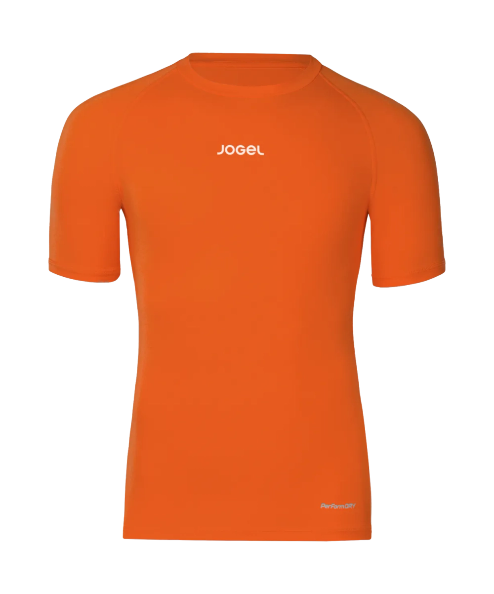 Футболка компрессионная с коротким рукавом Jogel CAMP 2 PerFormDRY Baselayer SS Tee, оранжевый D2