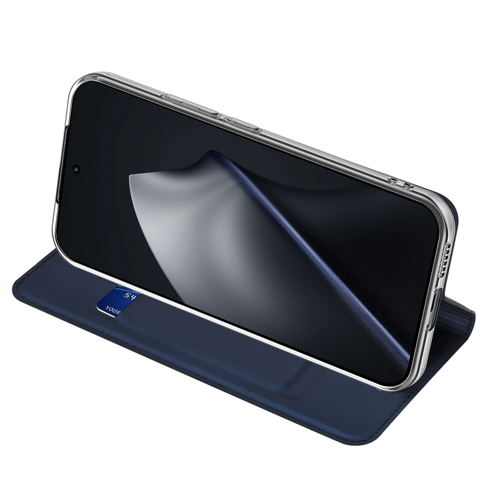 Чехол книжка синего цвета для смартфона Xiaomi 17T, серия Skin Pro Series от Dux Ducis