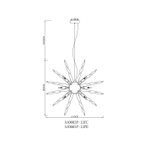 Подвесная люстра Arte Lamp BELLA A1066SP-12CC