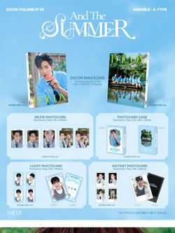 публикация DICON - AND THE SUMMER VOLUME N 35 A Type AND2BLE HAN YUJIN Version