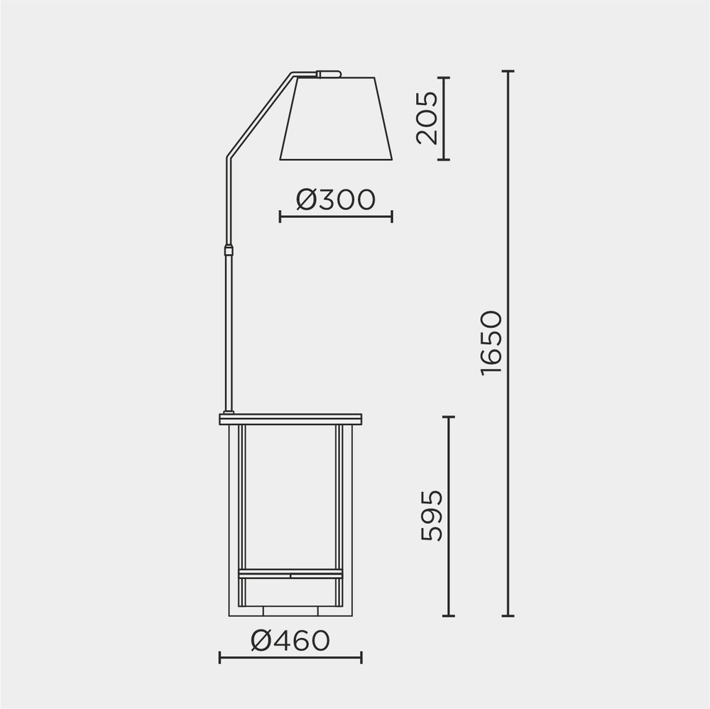 Торшер Modemodern MD.6033.01FL