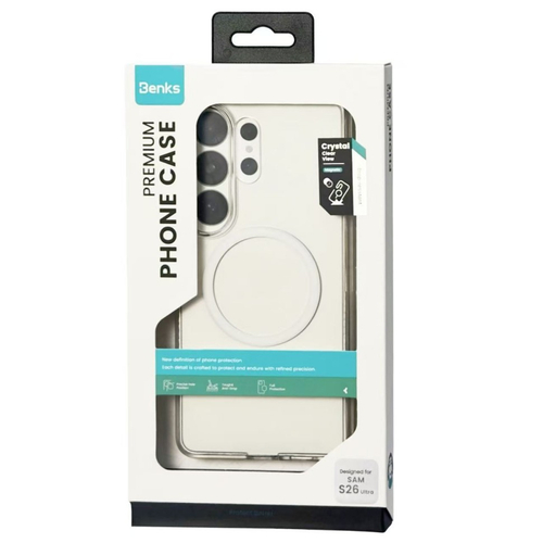 Накладка для Samsung Galaxy S26 Ultra Benks Crystal Magsafe прозрачный