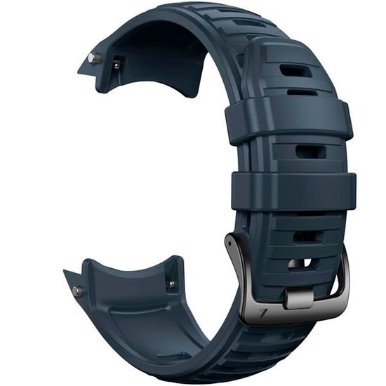 Ремешок 26 мм силиконовый для Garmin Instinct 2X Solar / Instinct 2X Solar Tactical оригинальное быстросъемное крепление Torch (Синий гранит)