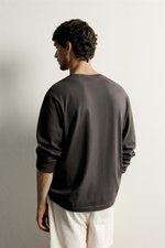 ФУТБОЛКА В ПОЛОСКУ С ДЛИННЫМИ РУКАВАМИ — ZARA · 1887/424