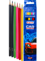 Карандаши 6цв. "Суперкар" гриф.d=2,8мм. Profit (Проф-Пресс)