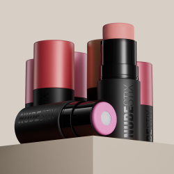 Nudestix Nudies Matte + Glow Core - Многофункциональный косметический продукт для макияжа глаз, губ и лица. оттенок Magenta Magic, 6 g