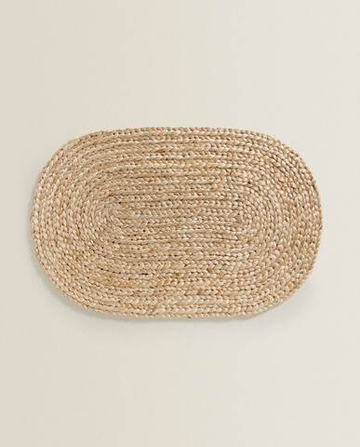 ZARA HOME ОВАЛЬНЫЙ ДЖУТОВЫЙ КОВРИК