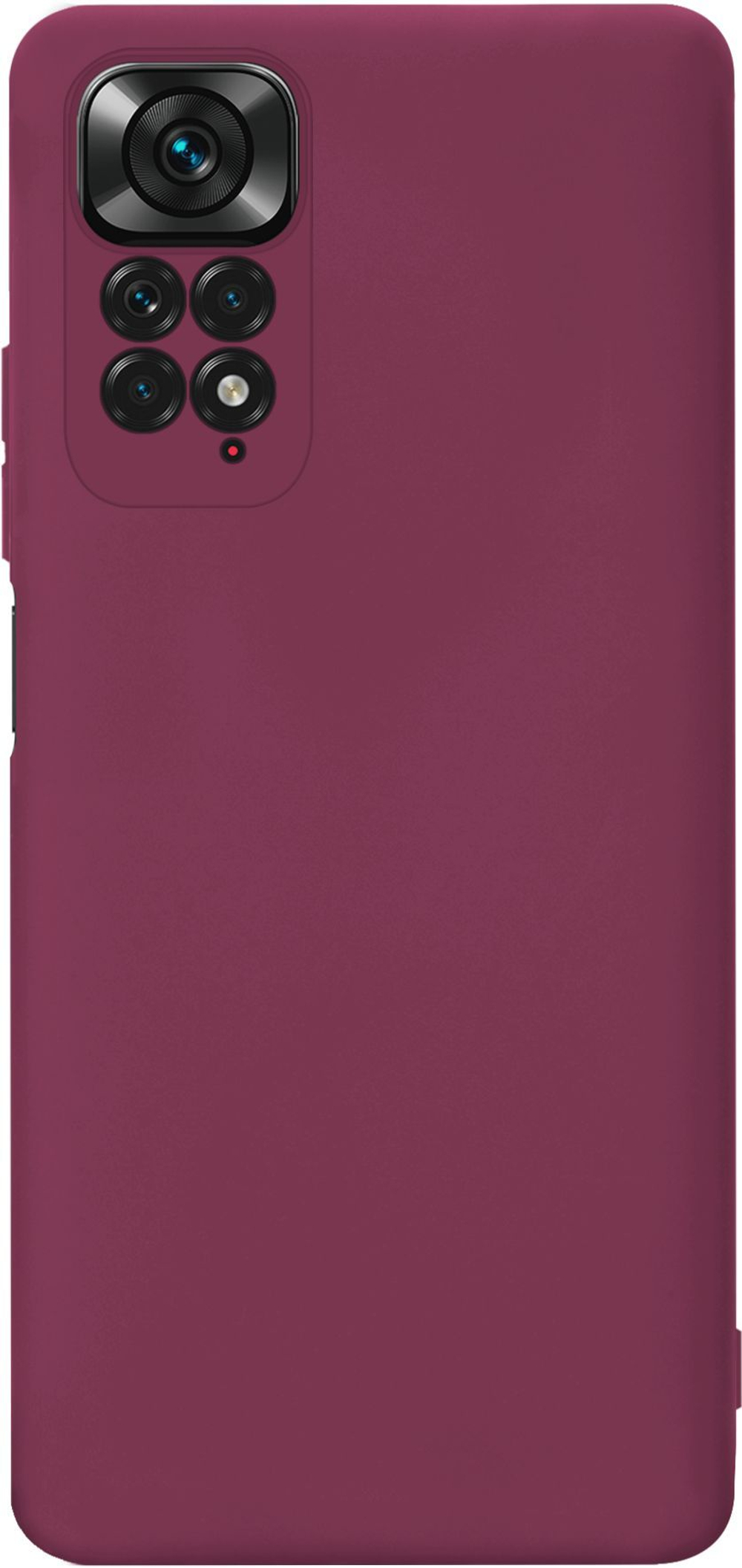Мягкий Soft Touch чехол из силикона для XIAOMI REDMI NOTE 11 / 11S с бархатной подкладкой