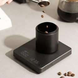 Весы кофейные портативные MINI SCALE (POUR-OVER&ESPRESSO) белые 0,2-2000гр батарея 1800mAH ZeroHero