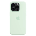 Силиконовый чехол с поддержкой MagSafe Apple Silicone Case для iPhone 15 Pro, Soft Mint (Пастельно-мятный)
