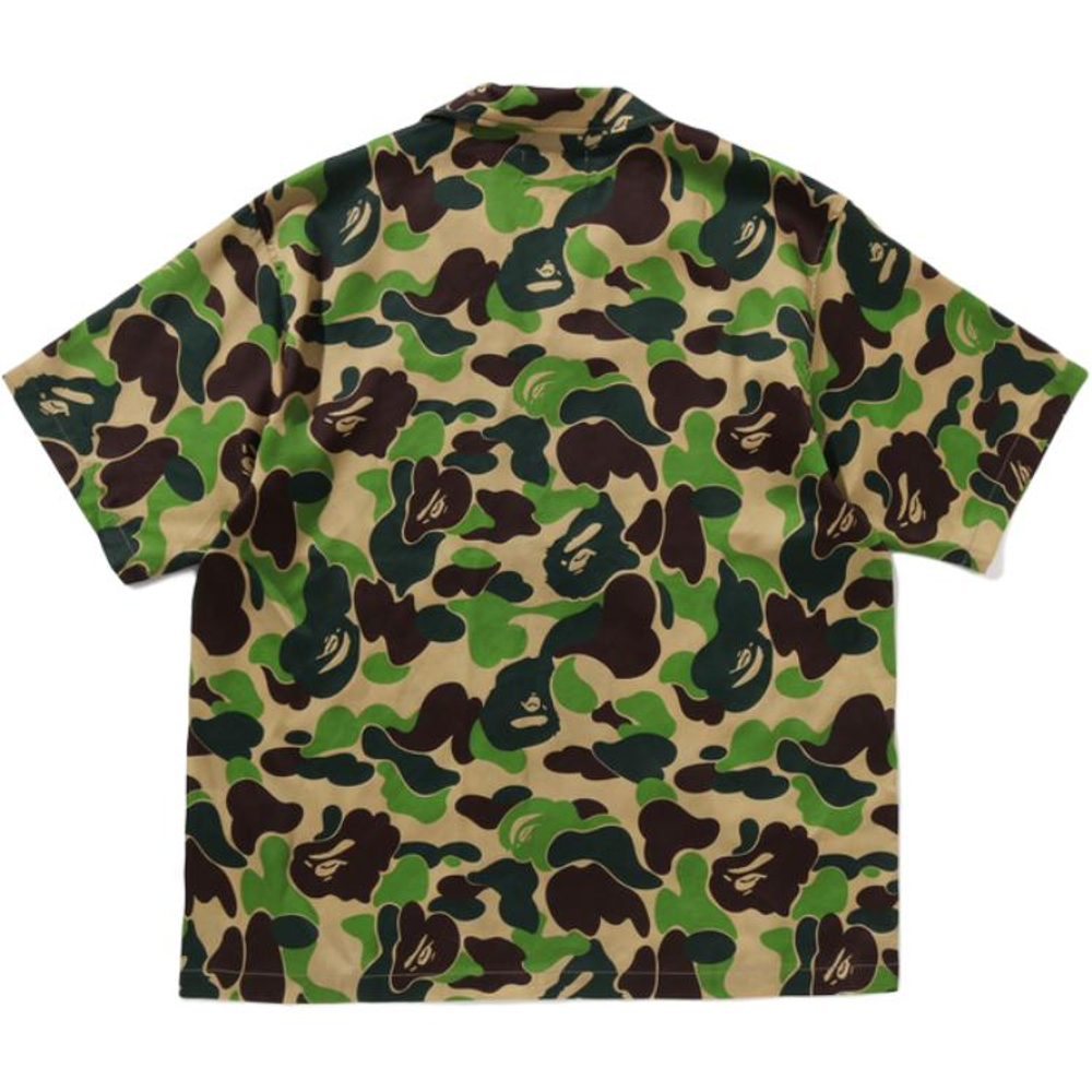 A Bathing Ape Bathing Ape Shirts Button Camouflage Hawaii Moderate Summer 0zxsrm304321q зеленый