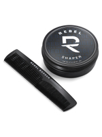 REBEL BARBER Shaper & Men`s Comb Total Black - Подарочный набор
