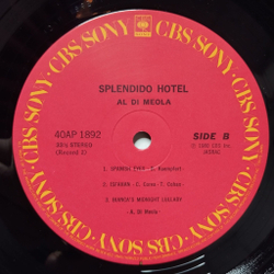 Винтажная виниловая пластинка LP Al Di Meola Splendido Hotel (Japan 1980) (No Obi)