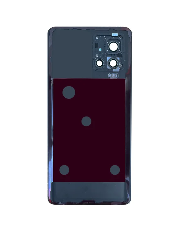 Задняя крышка для Iqoo 10 черная (Black) со стеклом камеры