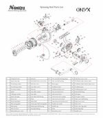 Катушка безынерционная Namazu Onyx OX3000 , 4+1 подш., метал. шпуля/20/