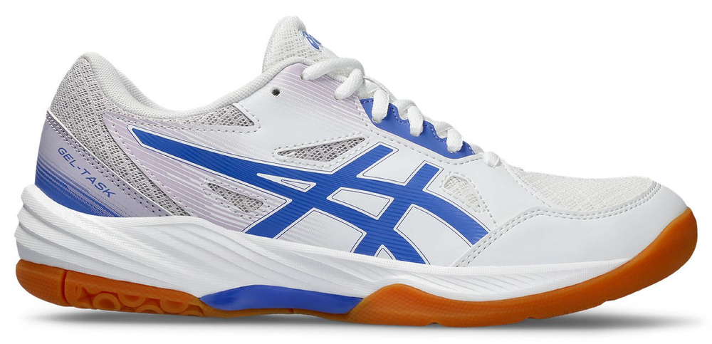 Женские кроссовки для бадминтона/сквоша Asics Gel-Task 3 — white/sapphire