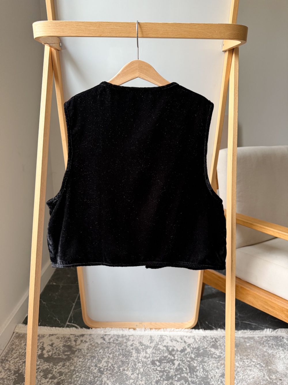 Бархатный жилет Zara, 164