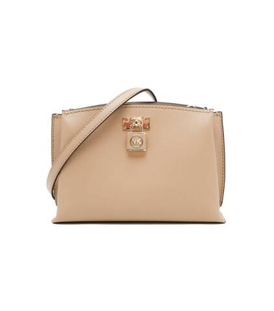 Кожаная сумка-мессенджер Michael Kors - коричневый(30S3GR0M2L)