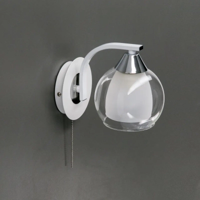 Citilux Кристи CL152310 Бра с выключателем Белое Хром