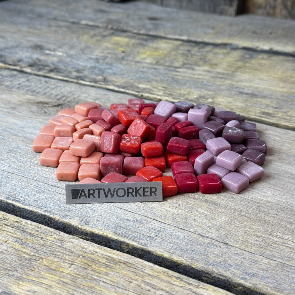 Стеклянная плитка красных цветов FLORY12 Cherry 0,9 кг по лучшей цене